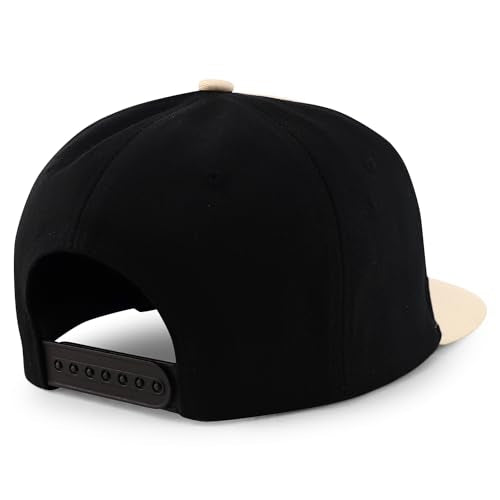 Trendy Apparel Shop 6 Panel Number 1 Rading 3D Embroidered Flat Bill Snapback Cap