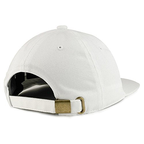 Trendy Apparel Shop Low Profile Plain Unstructured Crown Flatbill Snapback Cap