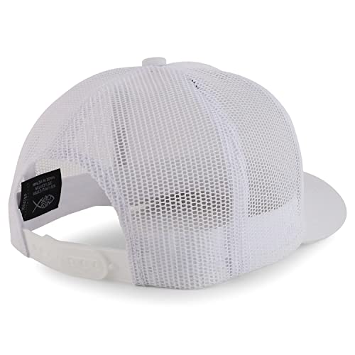 Trendy Apparel Shop Old English D Embroidered 5 Panel Pro Style Mesh Back Cap