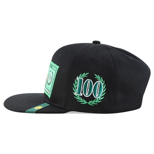 Trendy Apparel Shop 100 Dollar Bill with Rooster Patch Flatbill Snapback Cap