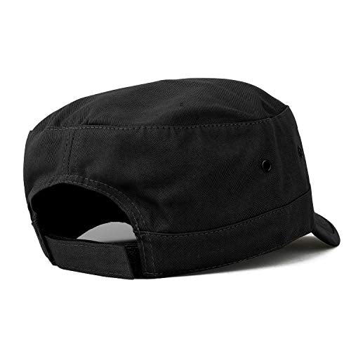 Trendy Apparel Shop Oversize XXL Flat Top Style Army Cap