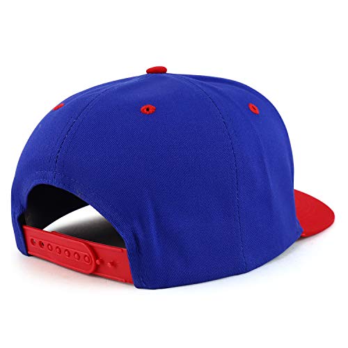 Trendy Apparel Shop PR 3D Embroidered Flatbill Snapback Cap with Puerto Rico Flag