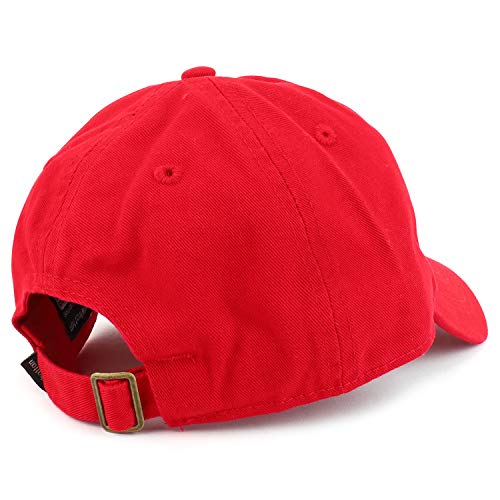 Trendy Apparel Shop Youth Sized Pi Math Symbol Embroidered Adjustable Unstructured Baseball Cap