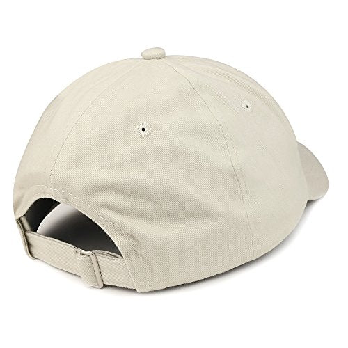 Trendy Apparel Shop Alphabet O Patch Low Profile Soft Cotton Baseball Cap