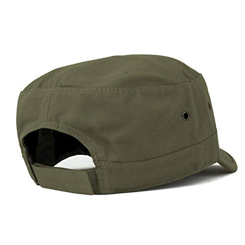 Trendy Apparel Shop Oversize XXL Flat Top Style Army Cap