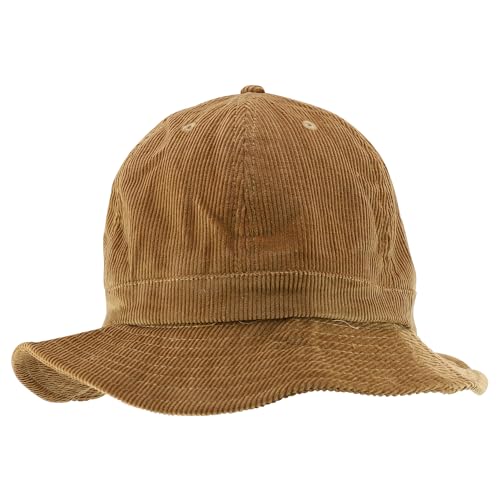 Trendy Apparel Shop 100% Cotton Corduroy Short Brim Bucket Hat