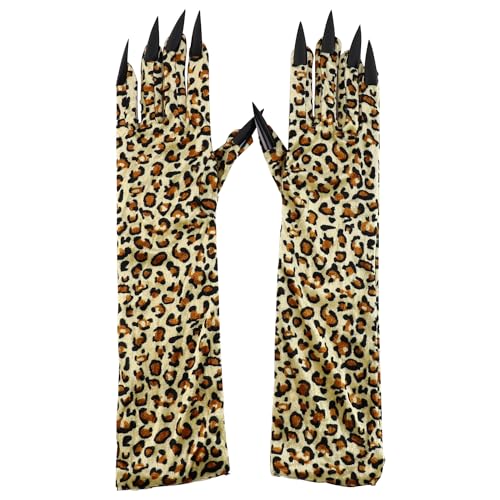 Trendy Apaprel Shop Halloween Costume Printed Long Gloves (1 Pair)