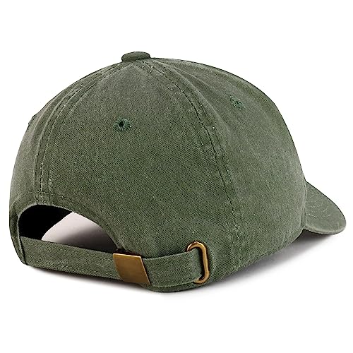 Trendy Apparel Shop Airedale Terrier Embroidered Patch Pigment Dyed Soft Cotton Baseball Cap