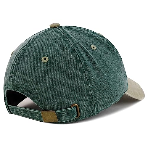 Trendy Apparel Shop Little Kitty Cat Embroidered Pigment Dyed Cotton Baseball Cap