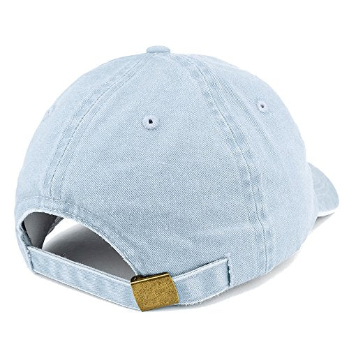 Trendy Apparel Shop Alphabet T Patch Pigment Dyed Washed Baseball Cap