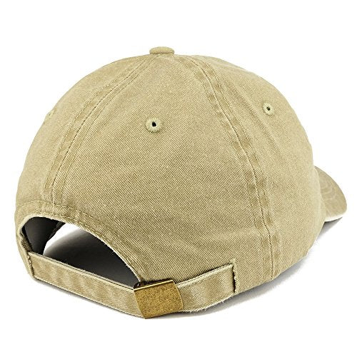 Trendy Apparel Shop Alphabet C Patch Pigment Dyed Washed Baseball Cap