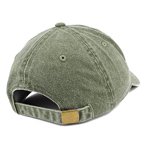 Trendy Apparel Shop Alphabet Z Patch Pigment Dyed Washed Baseball Cap