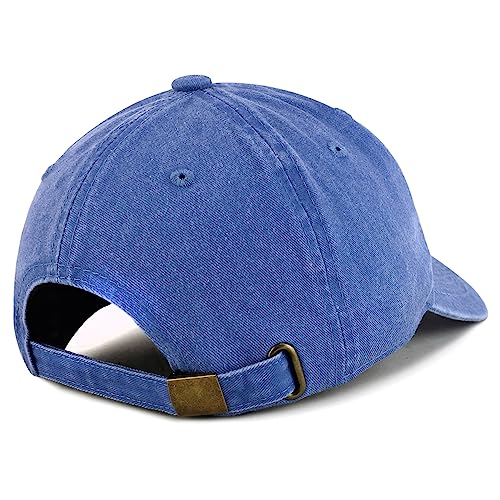 Trendy Apparel Shop Abyssinian Embroidered Patch Pigment Dyed Low Profile Cotton Baseball Cap