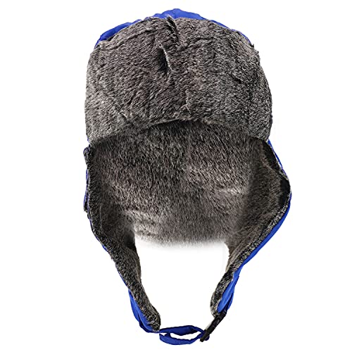 Trendy Apparel Shop 100% Polyester Soft Fur Earflap Winter Trooper Hat