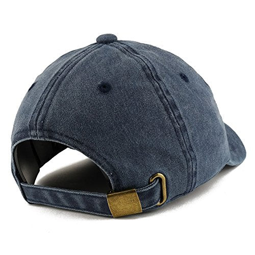 Trendy Apparel Shop Boo Patch Pigment Dyed Cotton Twill Unstructured Dad Hat