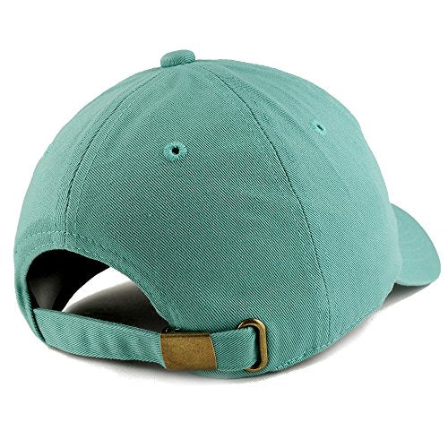 Trendy Apparel Shop Plain Solid Washed Cotton Adjustable Unstructured Dad Hat