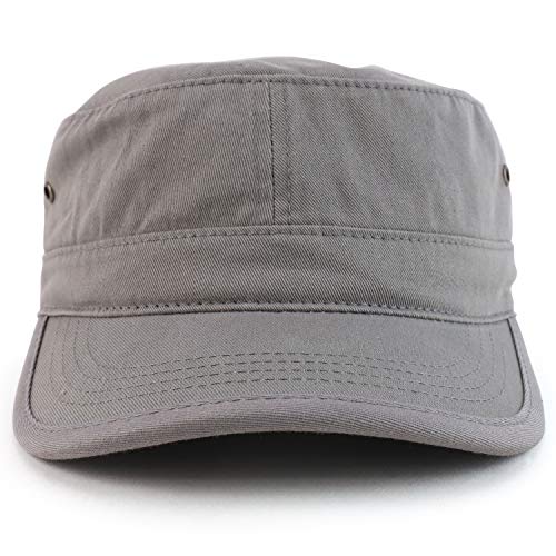 Trendy Apparel Shop Oversize XXL Flat Top Style Army Cap