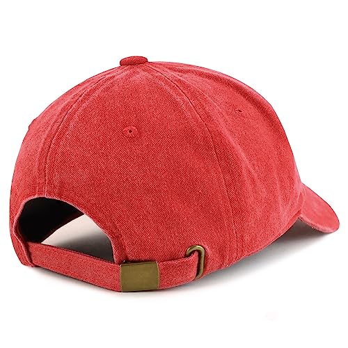 Trendy Apparel Shop Abyssinian Embroidered Patch Pigment Dyed Low Profile Cotton Baseball Cap