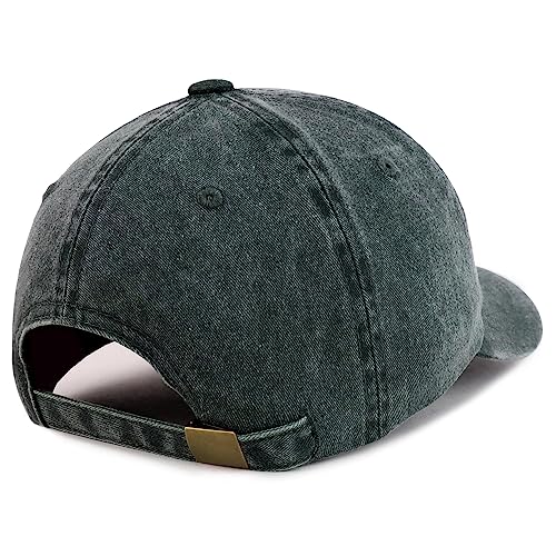 Trendy Apparel Shop Abyssinian Embroidered Patch Pigment Dyed Low Profile Cotton Baseball Cap