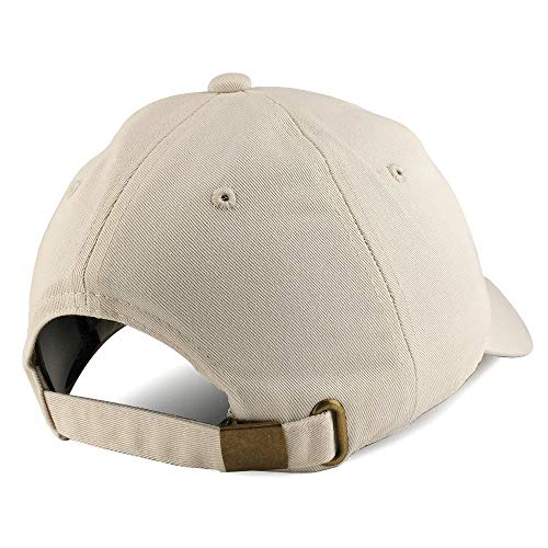 Trendy Apparel Shop World's Best Grandpa Embroidered Low Profile Soft Cotton Dad Hat Cap