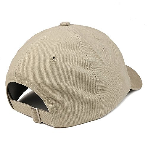 Trendy Apparel Shop Alphabet M Patch Low Profile Soft Cotton Baseball Cap