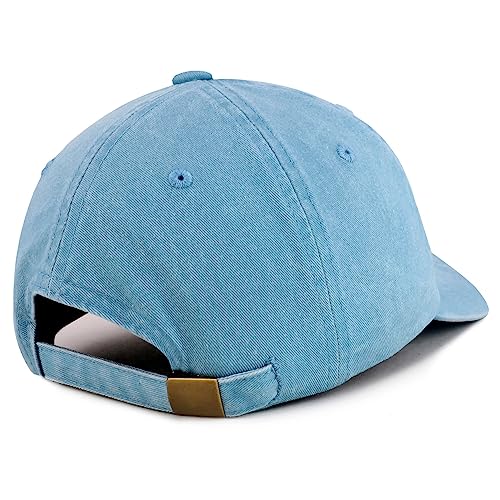 Trendy Apparel Shop Little Kitty Cat Embroidered Pigment Dyed Cotton Baseball Cap