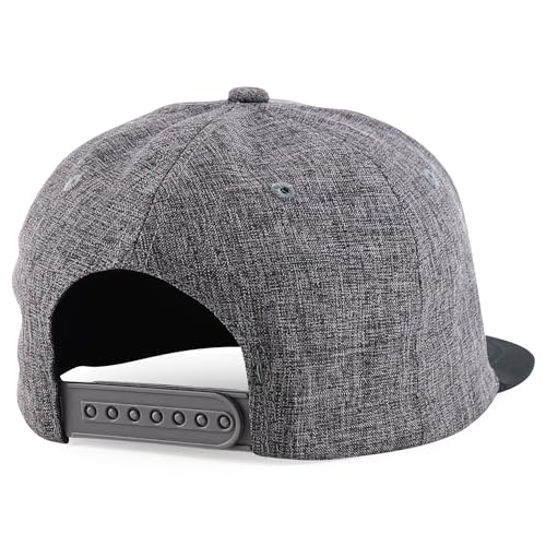 Trendy Apparel Shop 100 Dollar Bill with Rooster Patch Flatbill Snapback Cap