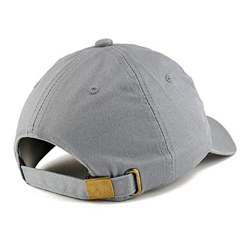 Trendy Apparel Shop Orange Patch Solid Cotton Unstructured Dad Hat