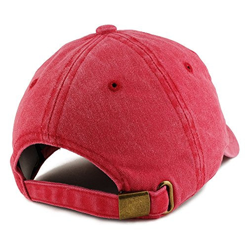 Trendy Apparel Shop Plain Pigment Dyed Cotton Twill Unstructured Dad Hat