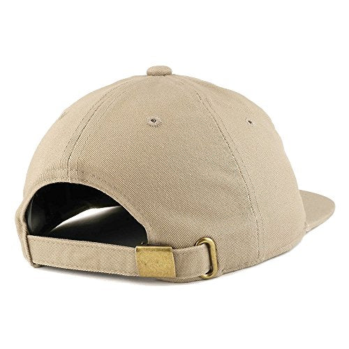 Trendy Apparel Shop Low Profile Plain Unstructured Crown Flatbill Snapback Cap