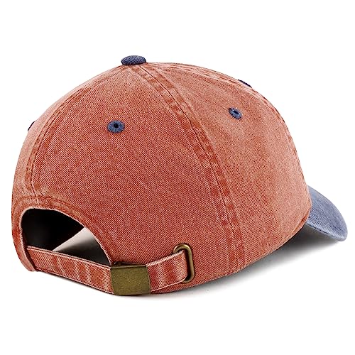 Trendy Apparel Shop Abyssinian Embroidered Patch Pigment Dyed Low Profile Cotton Baseball Cap