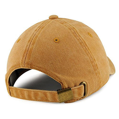 Trendy Apparel Shop Donut Patch Pigment Dyed Cotton Twill Unstructured Dad Hat