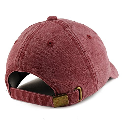 Trendy Apparel Shop Donut Patch Pigment Dyed Cotton Twill Unstructured Dad Hat