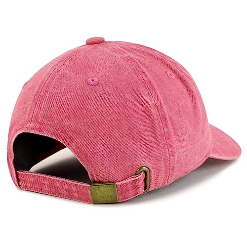 Trendy Apparel Shop Little Kitty Cat Embroidered Pigment Dyed Cotton Baseball Cap