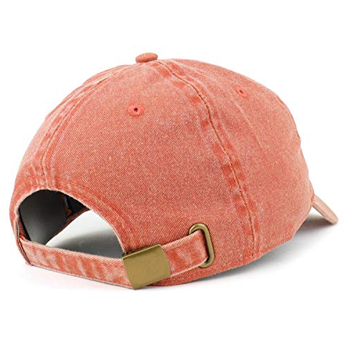 Trendy Apparel Shop Number 1 Patch Pigment Dyed Washed Baseball Cap