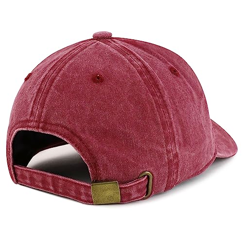 Trendy Apparel Shop Abyssinian Embroidered Patch Pigment Dyed Low Profile Cotton Baseball Cap