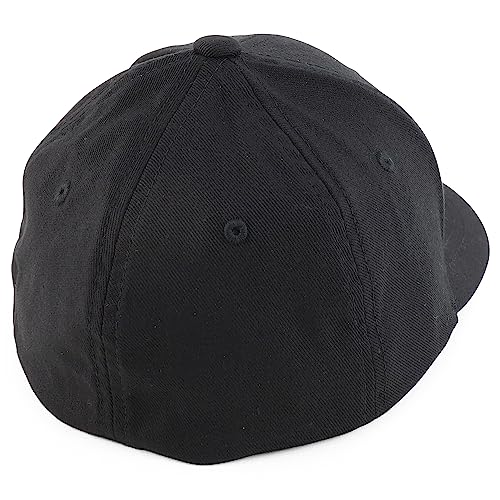 Trendy Apparel Shop Youth Size Flexfit 6 Panel Structured Baseball Stretch Fitted Cap