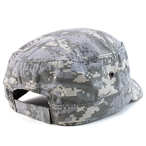 Trendy Apparel Shop Oversize XXL Flat Top Style Army Cap