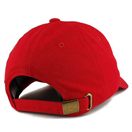 Trendy Apparel Shop Plain Solid Washed Cotton Adjustable Unstructured Dad Hat