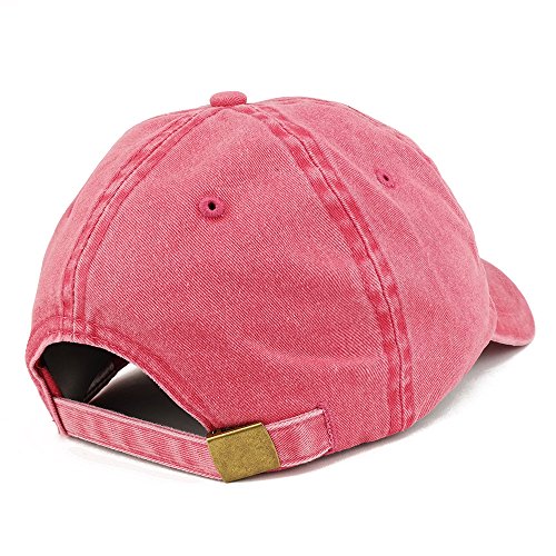 Trendy Apparel Shop Alphabet Q Patch Pigment Dyed Washed Baseball Cap