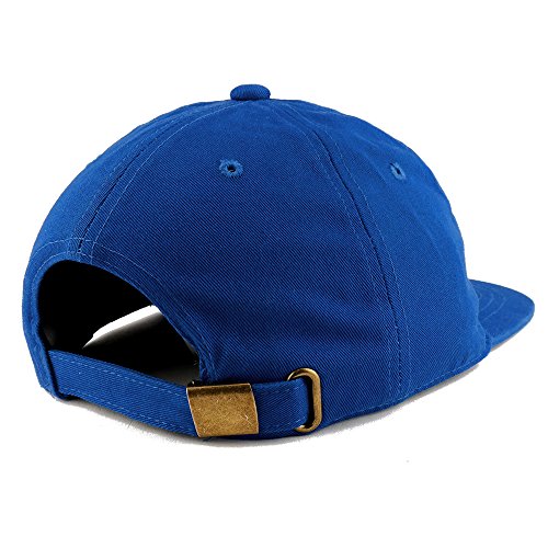 Trendy Apparel Shop Low Profile Plain Unstructured Crown Flatbill Snapback Cap