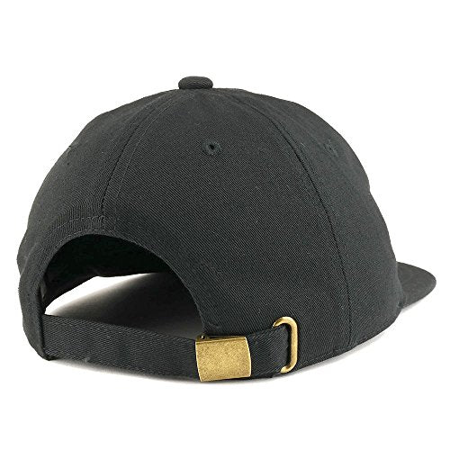 Trendy Apparel Shop Low Profile Plain Unstructured Crown Flatbill Snapback Cap