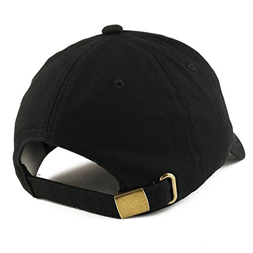 Trendy Apparel Shop Plain Solid Washed Cotton Adjustable Unstructured Dad Hat