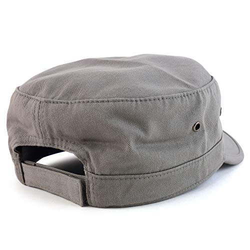 Trendy Apparel Shop Oversize XXL Flat Top Style Army Cap