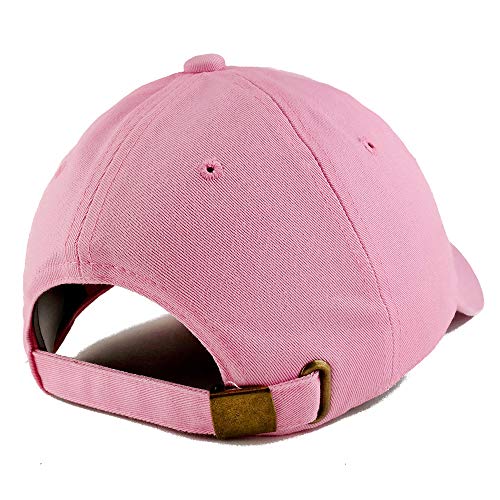 Trendy Apparel Shop Boo Patch Solid Cotton Unstructured Dad Hat