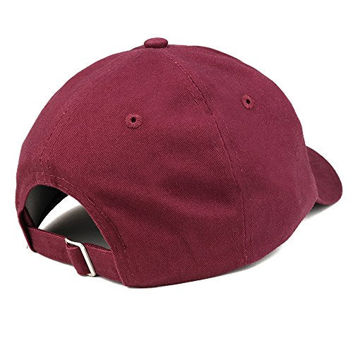 Trendy Apparel Shop Boo Patch Brushed Cotton Unstructured Dad Hat