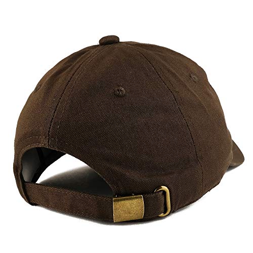 Trendy Apparel Shop Boo Patch Solid Cotton Unstructured Dad Hat