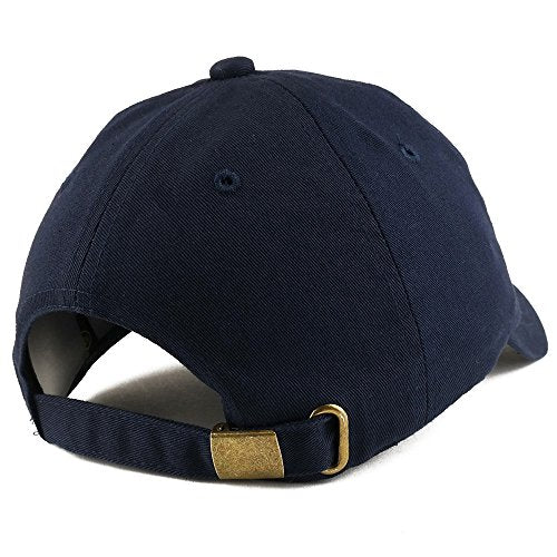 Trendy Apparel Shop Plain Solid Washed Cotton Adjustable Unstructured Dad Hat