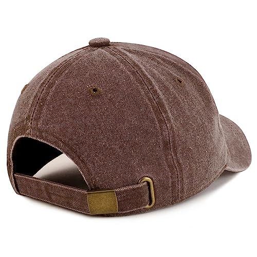 Trendy Apparel Shop Abyssinian Embroidered Patch Pigment Dyed Low Profile Cotton Baseball Cap