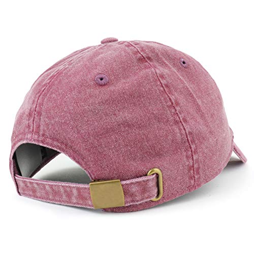 Trendy Apparel Shop Alphabet S Patch Pigment Dyed Washed Baseball Cap